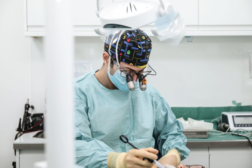 Dr Eric Battista and his assistant at EB Dental