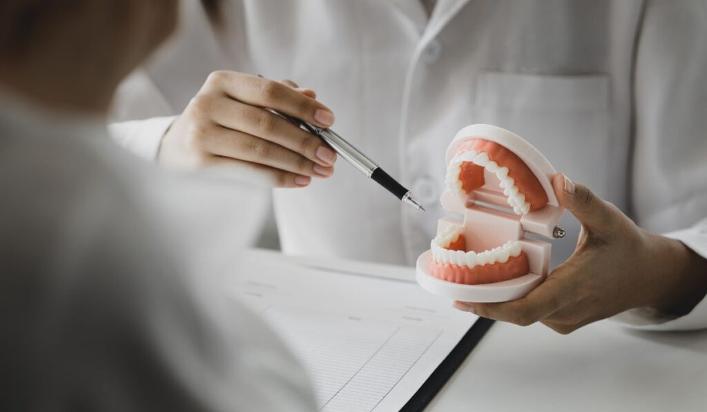 Treatment planning at consultation when dentists refer a patient to Dr Battista